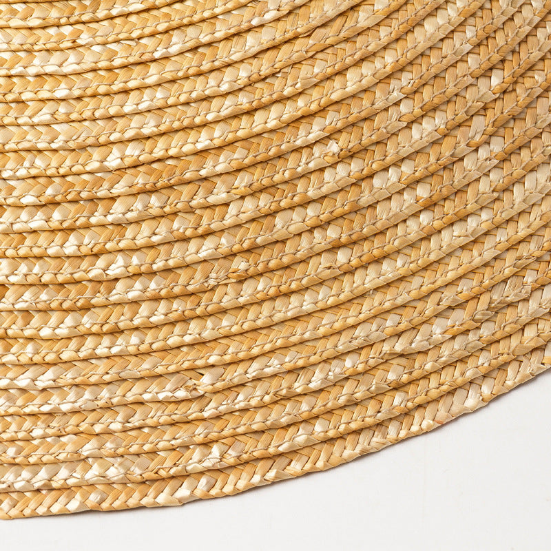 Tourist Beach Sun Protection Sunshade Straw Hat