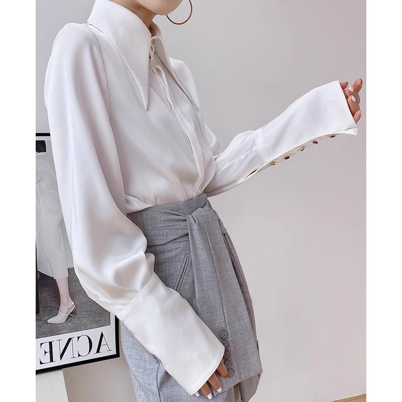 Niche Design Premium Pointed Collar Top