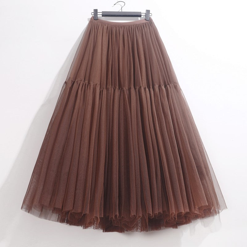 High Waisted Mid Length Cake Mesh Fairy Dress