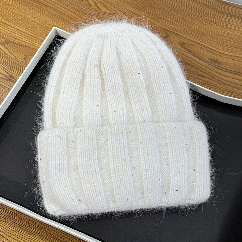 Woolen Korean Version Versatile Melon Skin Hat