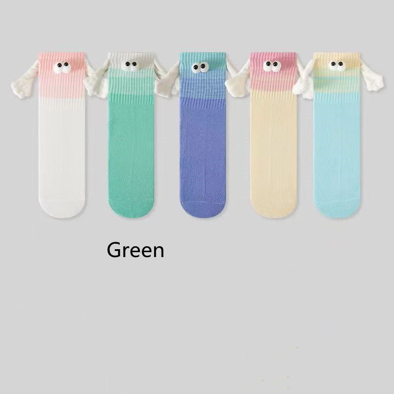 Gradient Color Socks That Pull On The Hand
