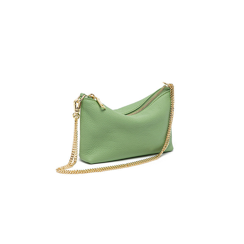 New First Layer Lychee Pattern Bag For Women