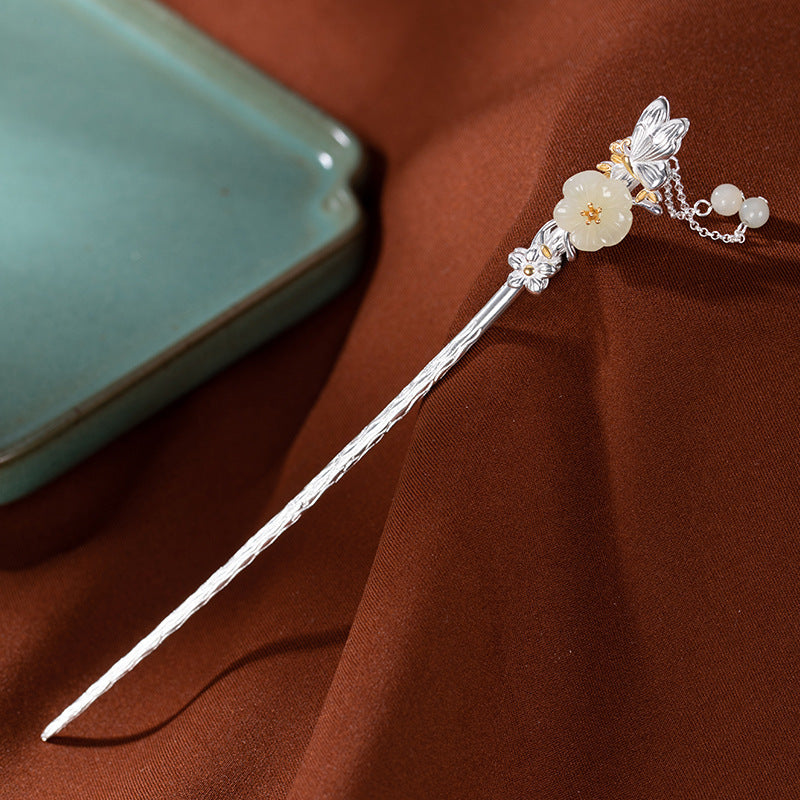 Women's Tassel Buyao Plated Ancient Costume National Fashion Hairpin