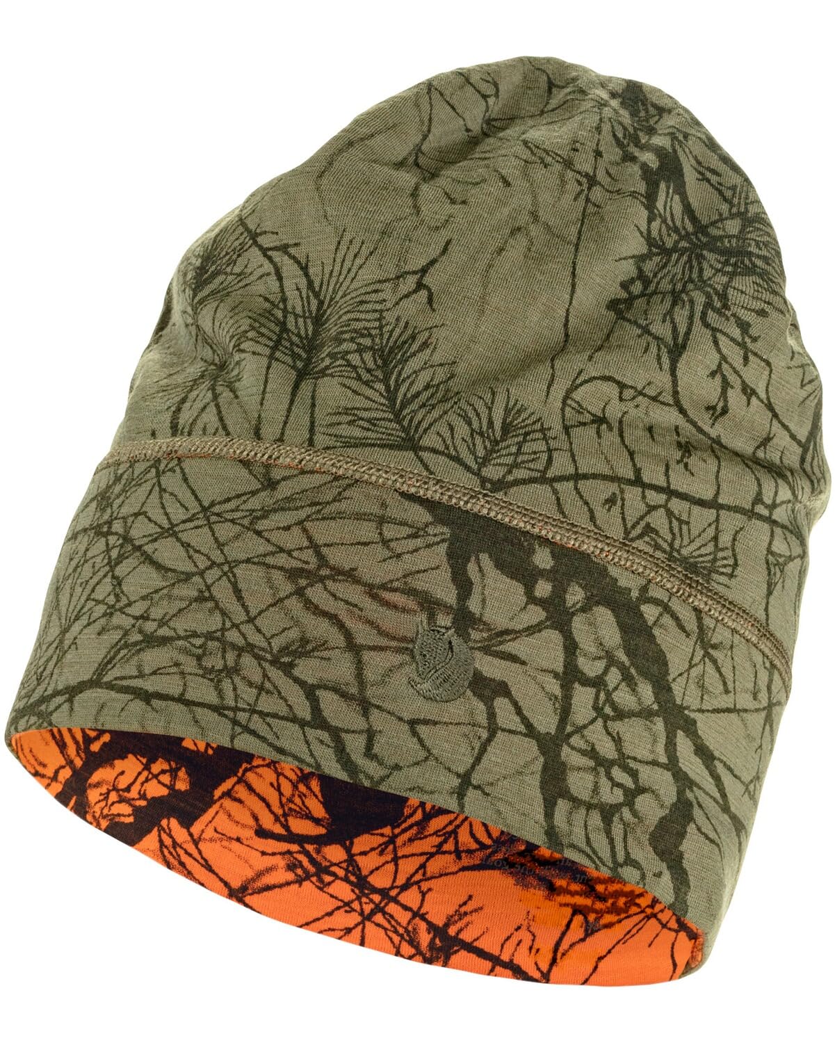 Fjallraven 87170-626-261 Lappland mössor/Lappland Mössa Unisex - Vuxen Grön Camo-Orange Multi Camo One Size