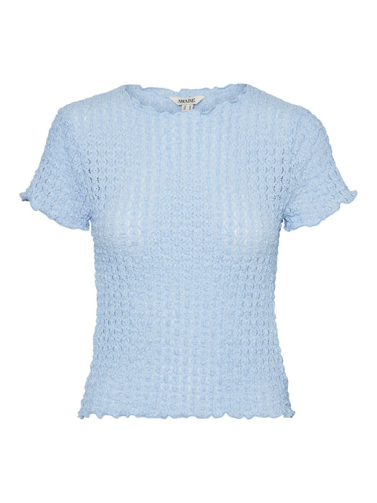 VERO MODA dam Vmshelby Ss O-neck kort topp Vma Noos Topp