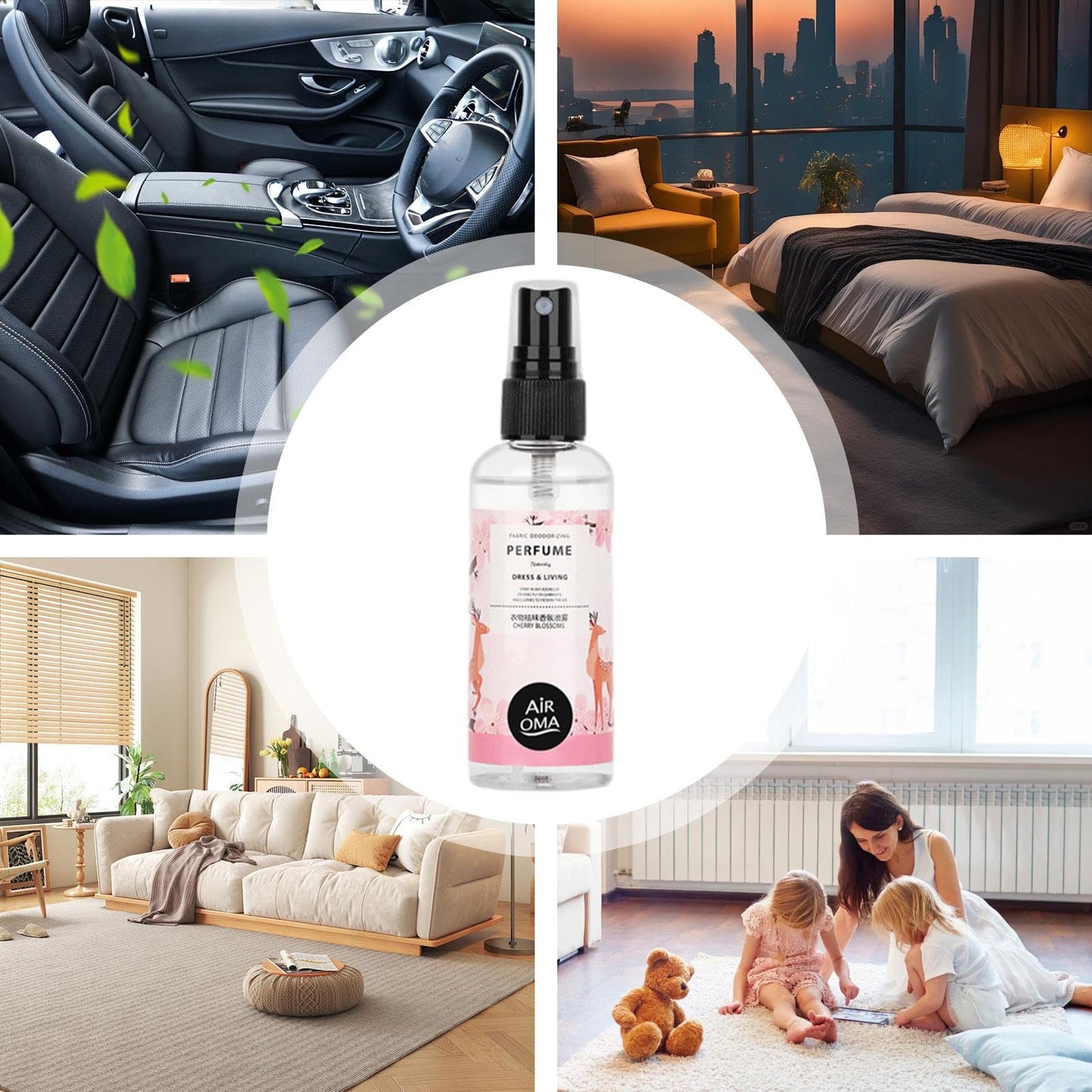 Fragrance Spray for Clothing - 100 ml, naturlig tygspray luktneutralisator | Lukt neutralisatorer-100 ml, naturlig tygspray luftfräschare, långvarig aromaterapi rumsdoft
