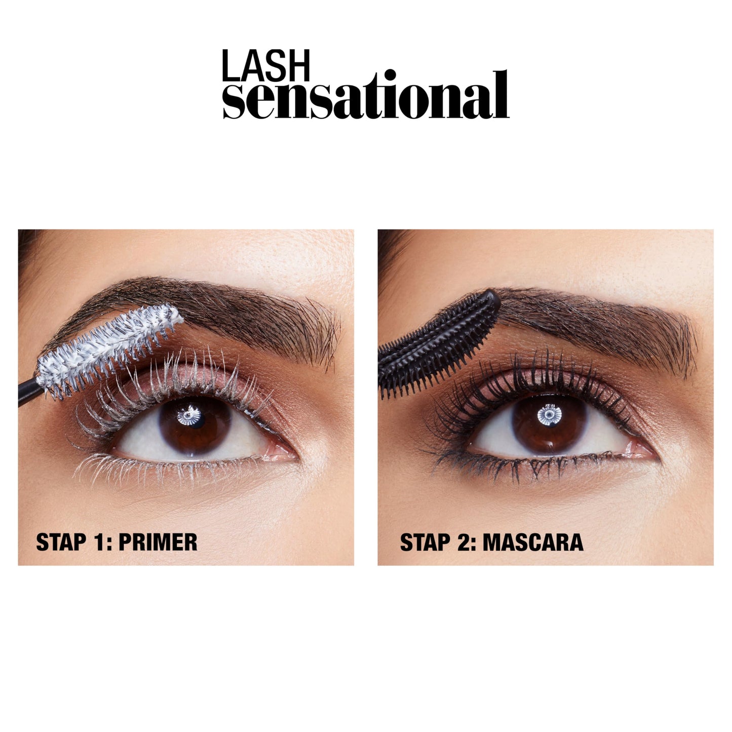 MAYBELLINE NEW YORK, volymmascara, Lash Sensational Waterproof Mascara, 9,4 ml