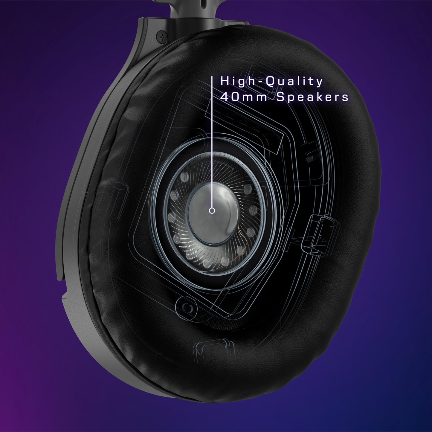 Turtle Beach Gaming Headset, ultralätt, 230 g (8,1 uns), anti-trötthet, inkluderar mikrofon, hörlurar, Xbox PS5, PS4-switch, smartphone, trådbunden 3,5 mm, flip mute, Recon 70 x 2024, svart