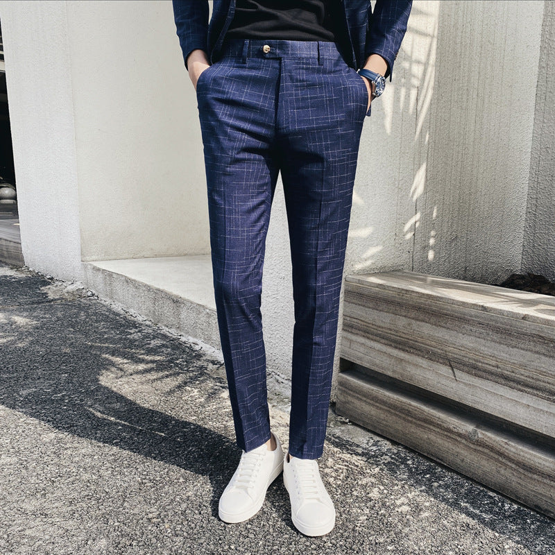 Trendy Men's Fashion Straight Trousers Business Men's Casual Pants