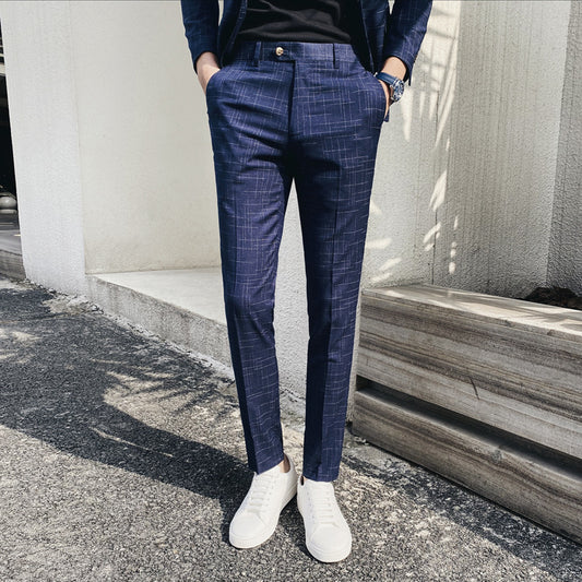 Trendy Men's Fashion Straight Trousers Business Men's Casual Pants