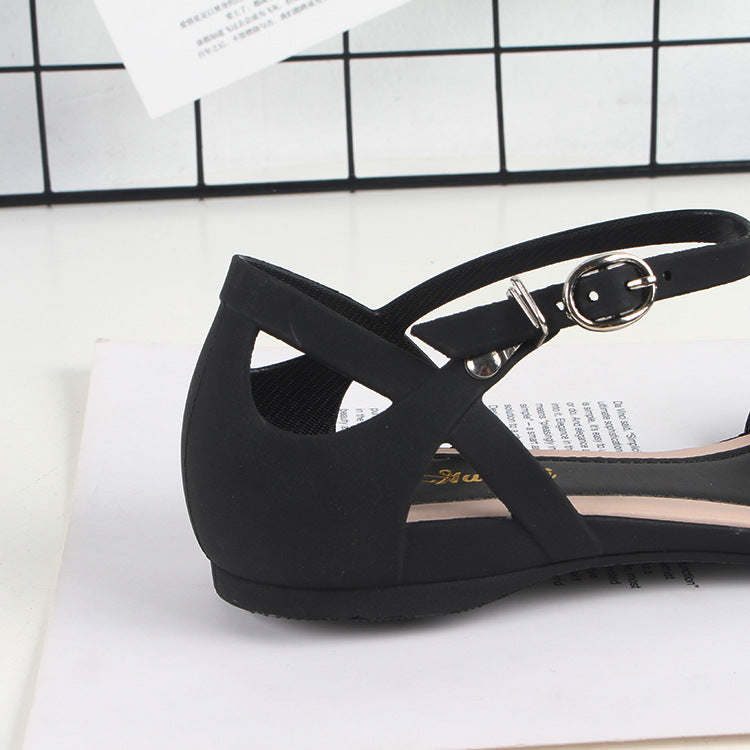 New Pointy Square Buckle For Ladies Summer