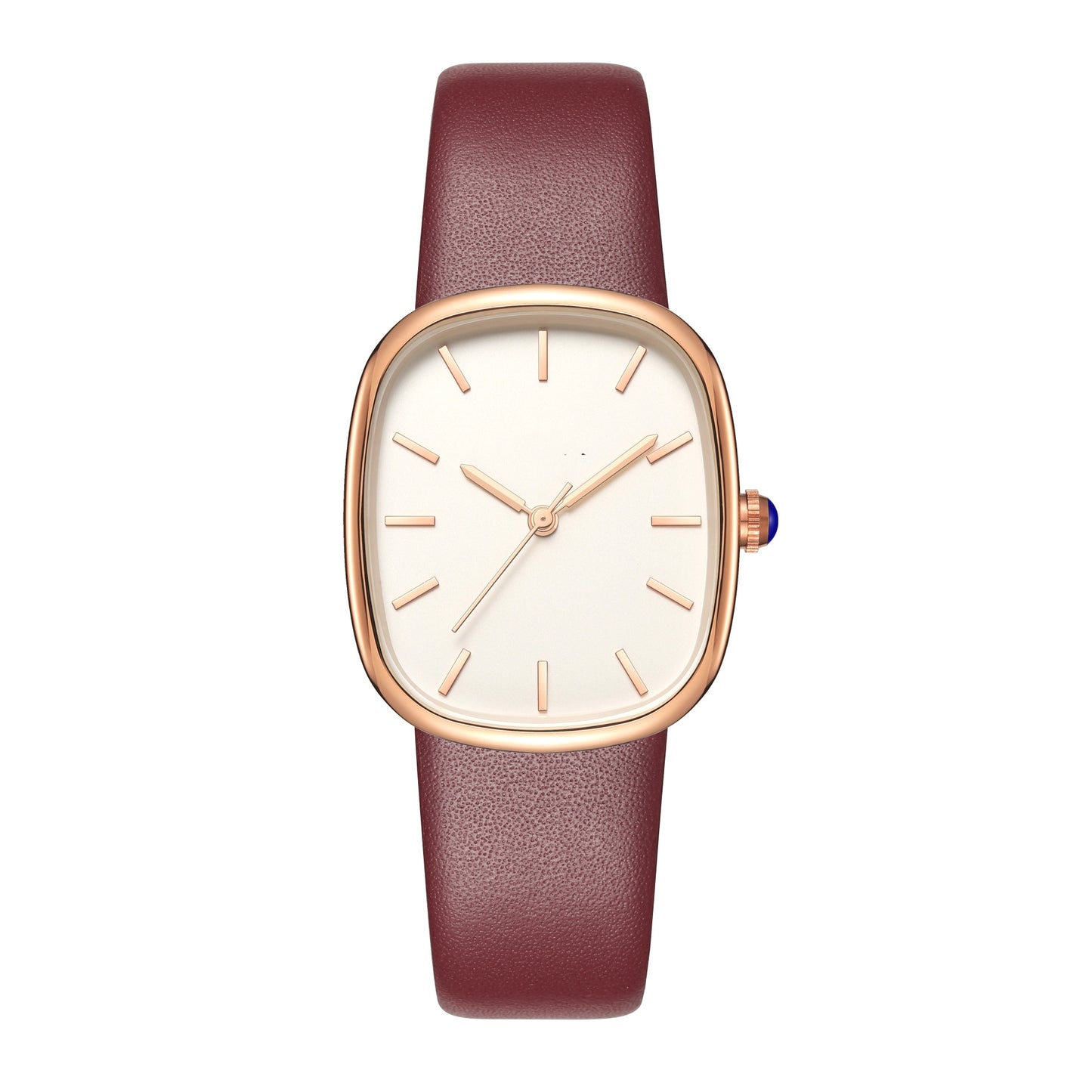 Elegant Small Square Plate Women's New Quartz Belt Watch