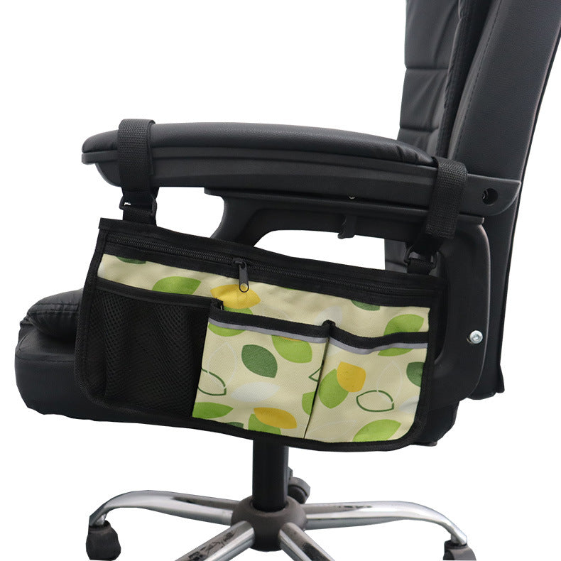 Adjustable Wheelchair Side Armrest Mesh Storage Bag