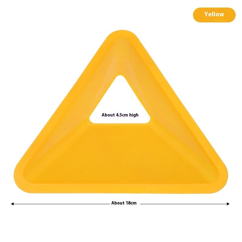 Triangle Sign Plate Training Obstacle Sign Plate