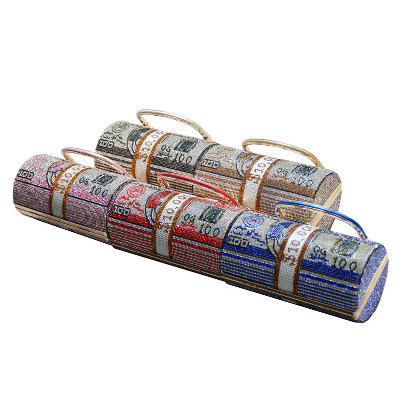 Diamant Fashion Dollar Taske Rhinestone Festtaske