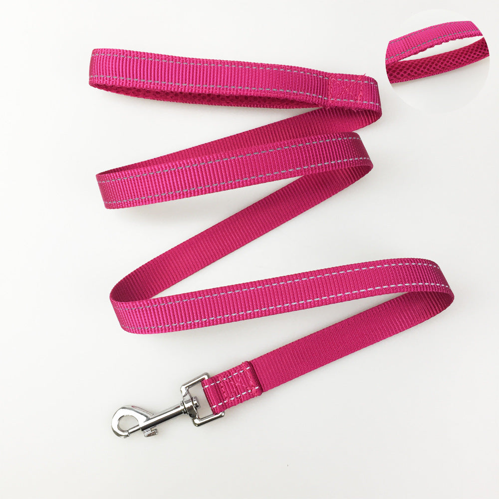 Pet Dog Night Reflective Chest Strap Collar