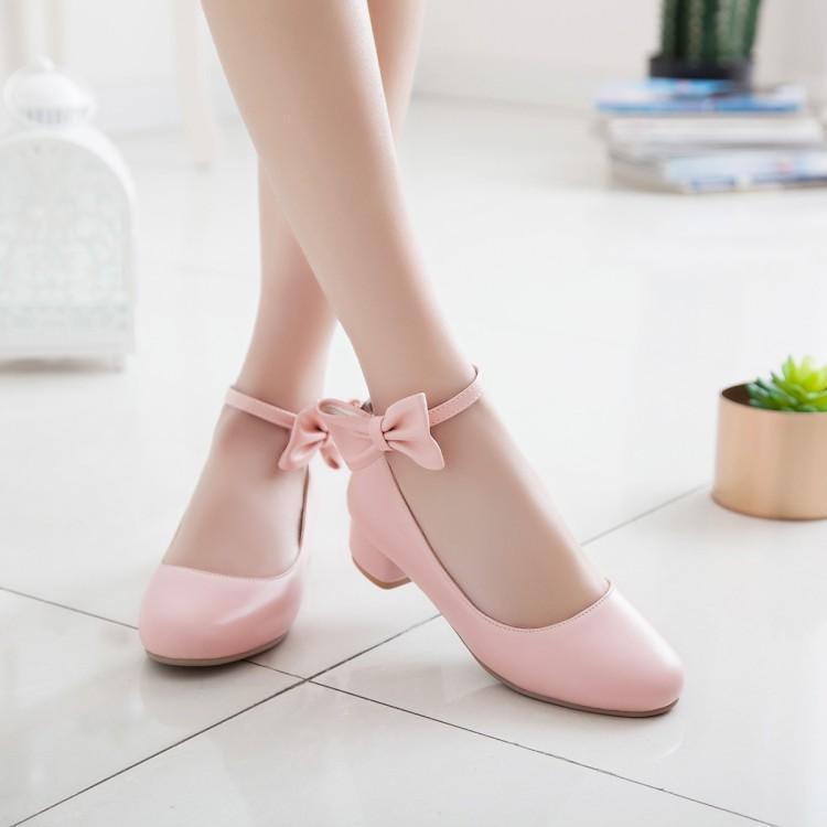 Beige Girls Choir White Leather Shoes Small Size Women's Shoes