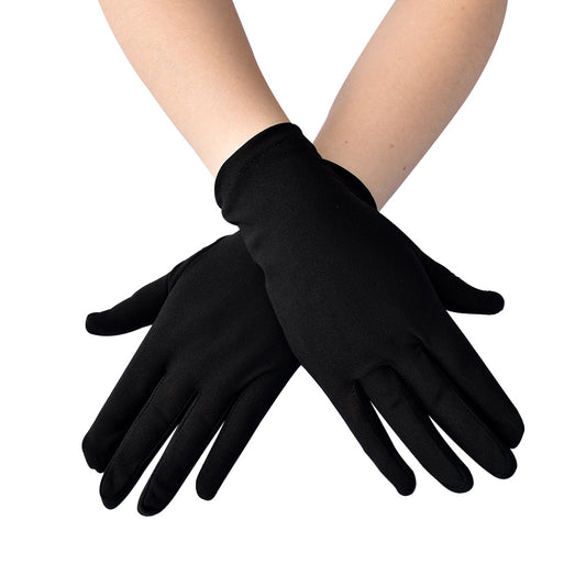 Spring And Autumn New Women's Hand Guard Milk Silk Satin Stretch Gloves