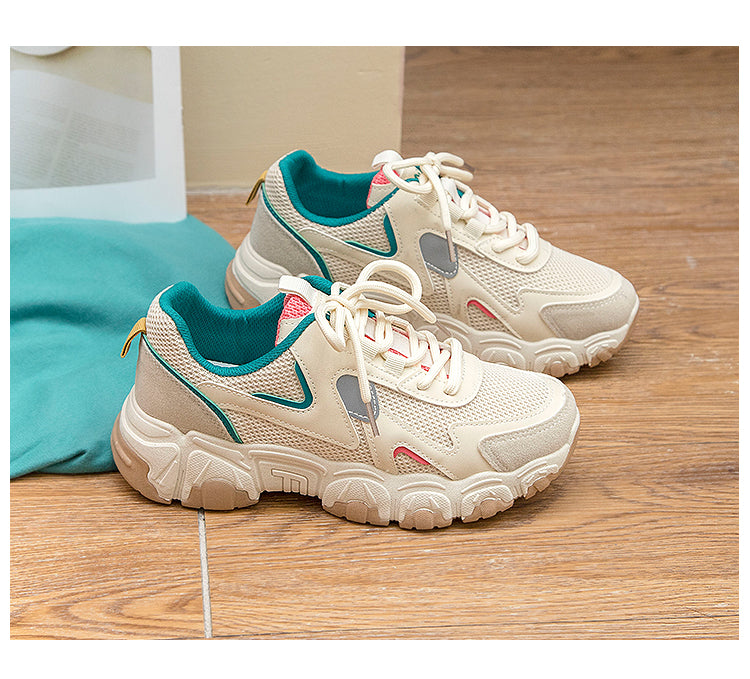 Spring And Autumn All-match Single Shoes Casual White Sneakers