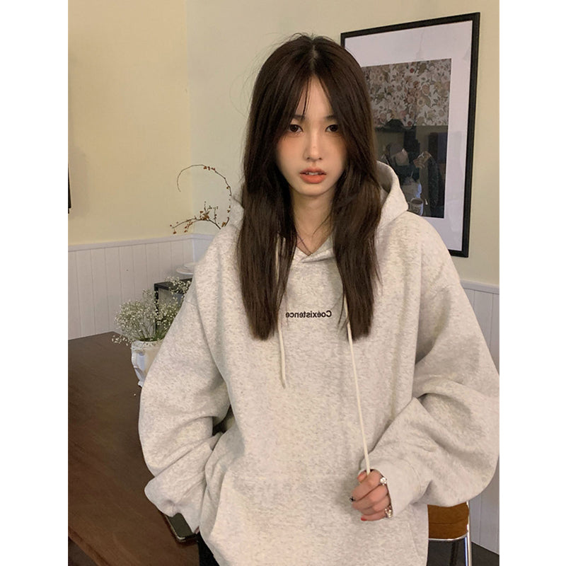 Lazy Wind Loose Korean Version Ins Trendy Coat Top Clothes