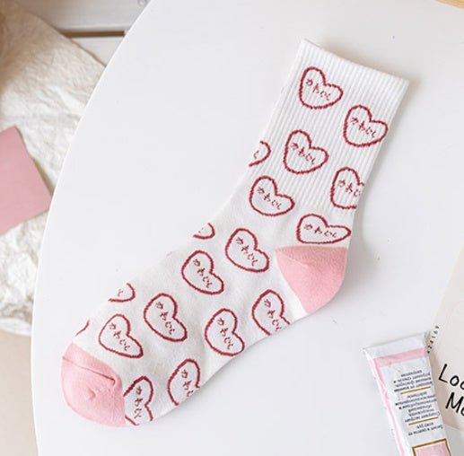 Cute Japanese Korean College Style Cotton Summer Stockings