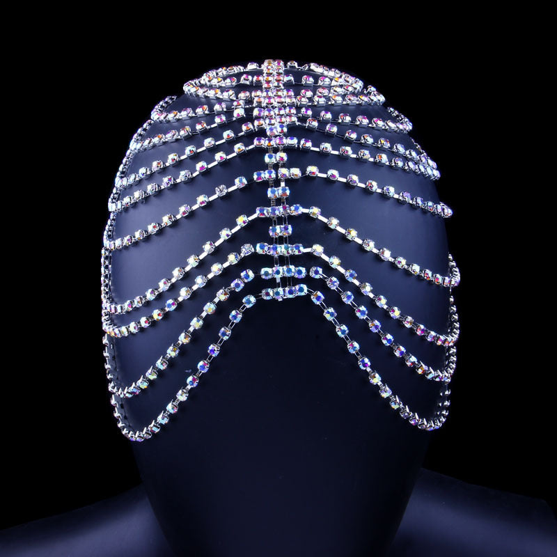 Colorful Diamond Hair Ring