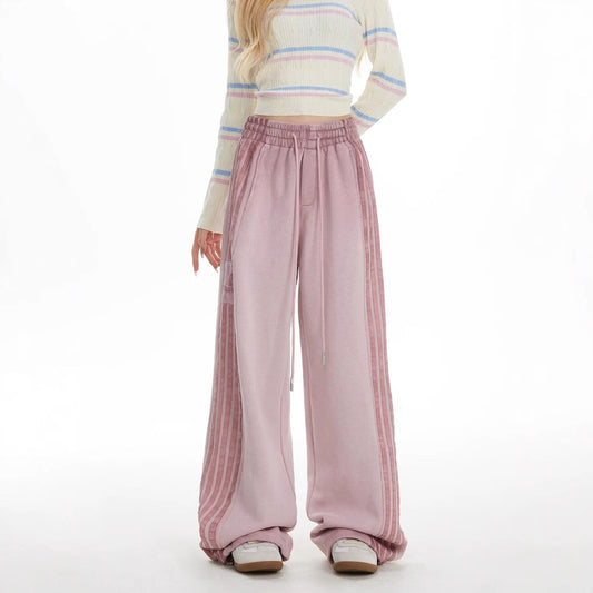 American Retro High Street Stripe Sweatpants