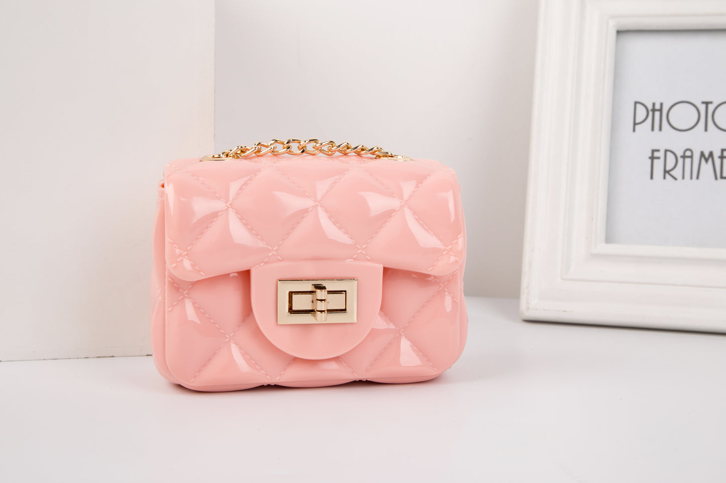 Coin purse women's mini cross body jelly bag