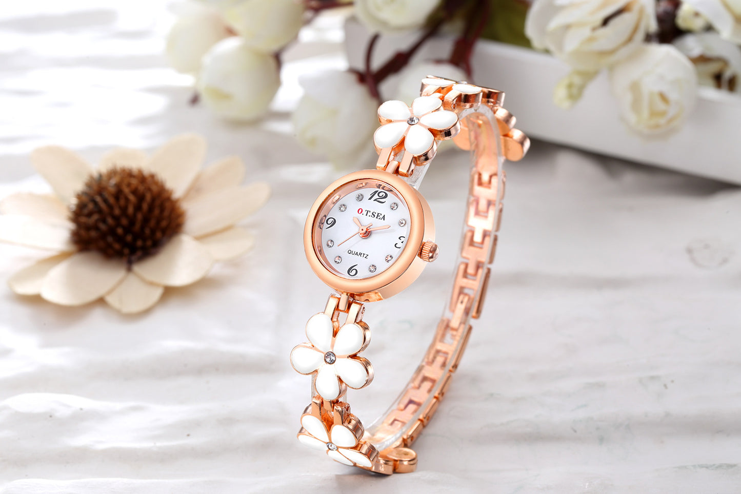Five Leaf Clover Quartz Watch