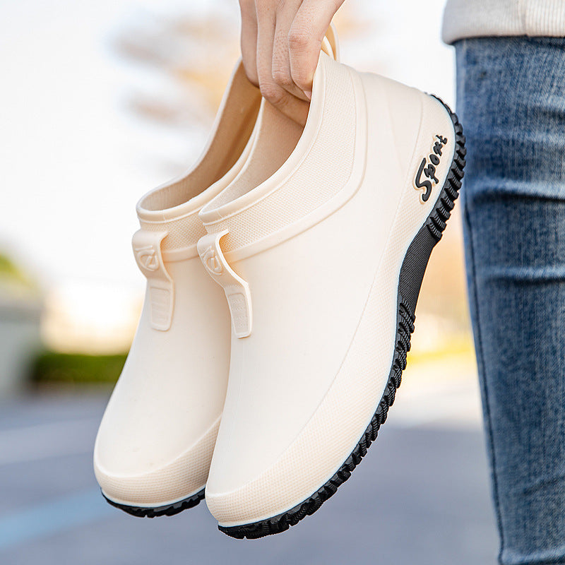 Low Top Waterproof Non-slip Camping Rain Boots