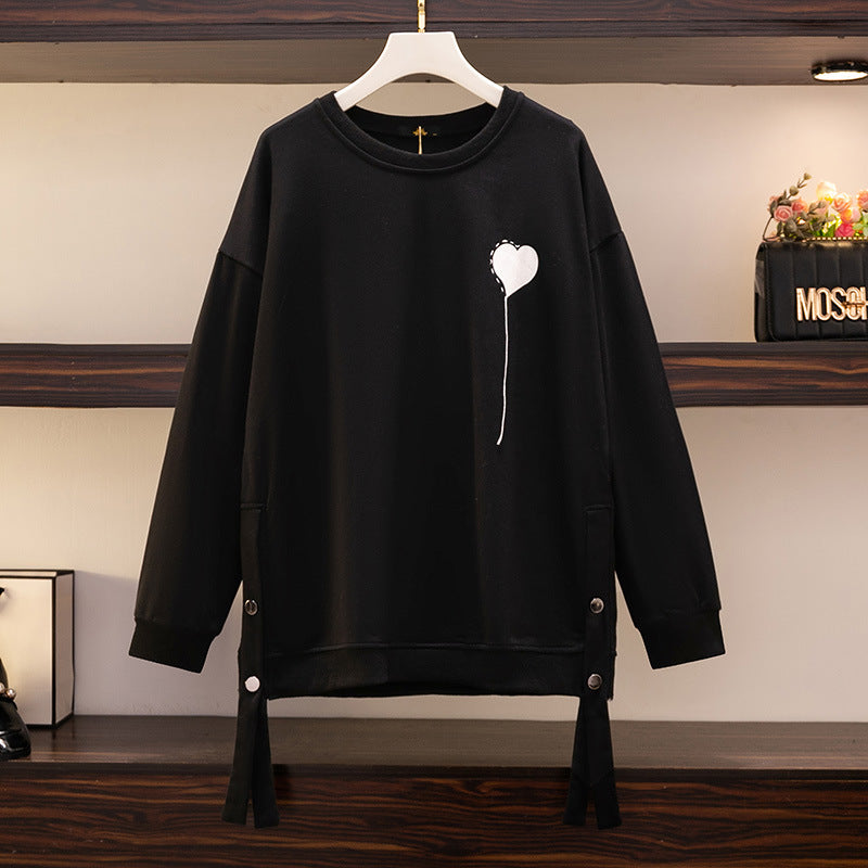 Stor Dame Rundhals Pullover Dame