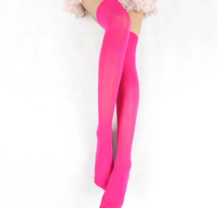 Japanese non-slip velvet over knee socks stockings