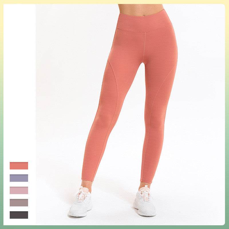 High-waisted Abdomen Running Stretch Breathable Yoga Pants