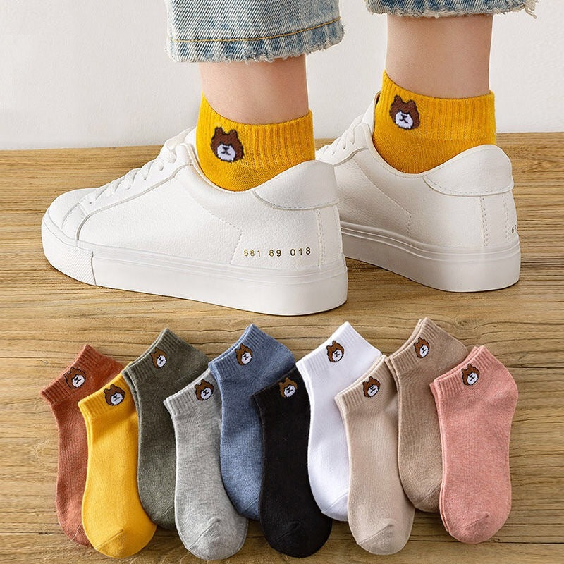 Summer thin boat socks