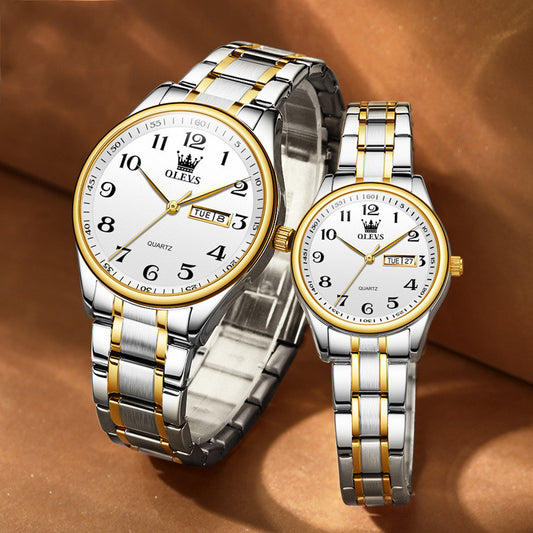 Waterproof Steel Band Calendar Trend Men's Watch Men
