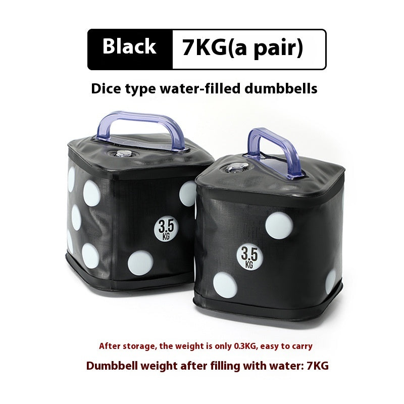 Fitness Dumbbell 7kg10kg A Pair Of Portable Water Injection Household