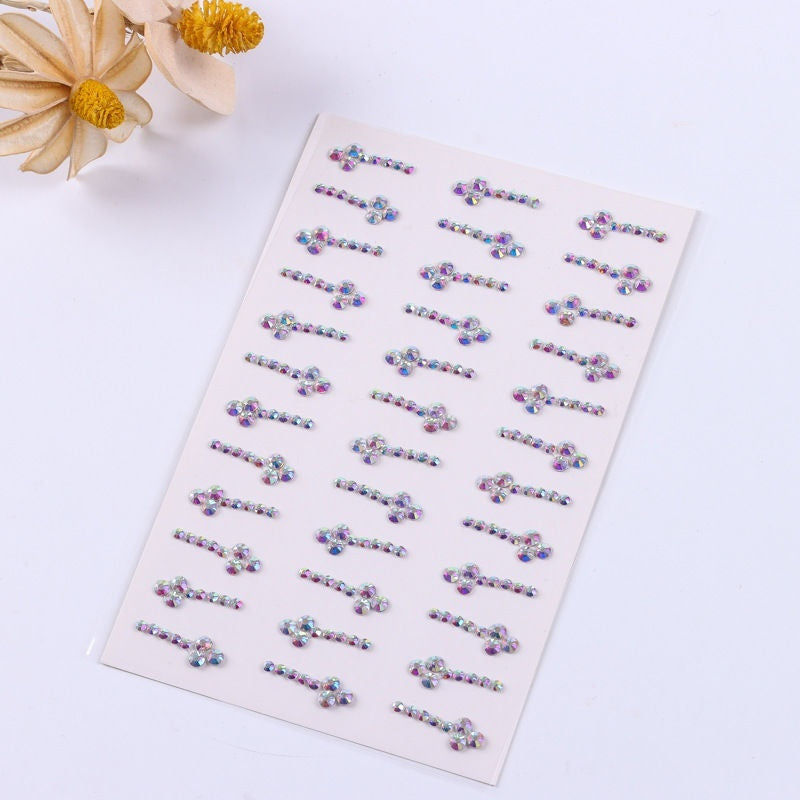 Comes With Sticky Pearl Stick-on Crystals Transparent Photo Shoot