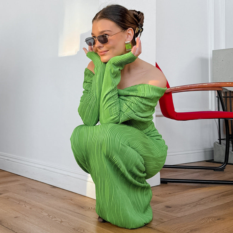 Sexy Off Shoulder Knitted Dress For Women