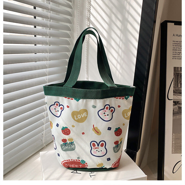 Fashion Everything Bucket Bag Literary Girl Handbag