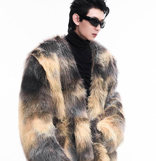 Autumn And Winter Light Luxury Mink-like Chic Overcoat