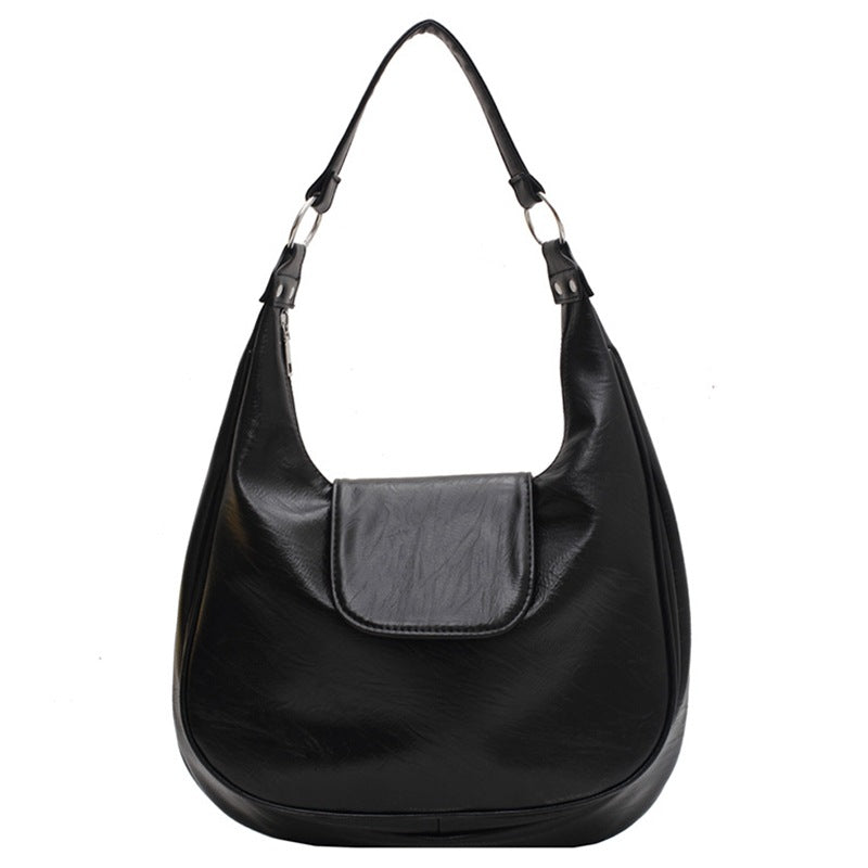 Single Shoulder Bag Class Commuter Soft Leather Tote Large Capacity
