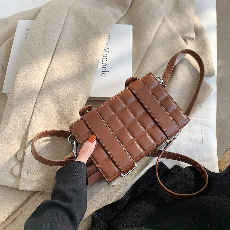 Fashion Rhombus One-shoulder Messenger Bag