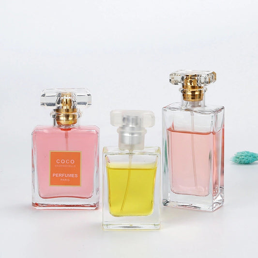Klar Kosmetikflaske Glas Parfume Separat