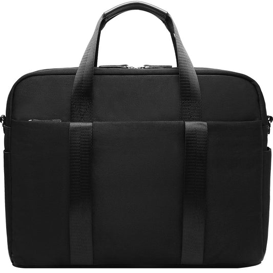 Portable double pocket computer bag