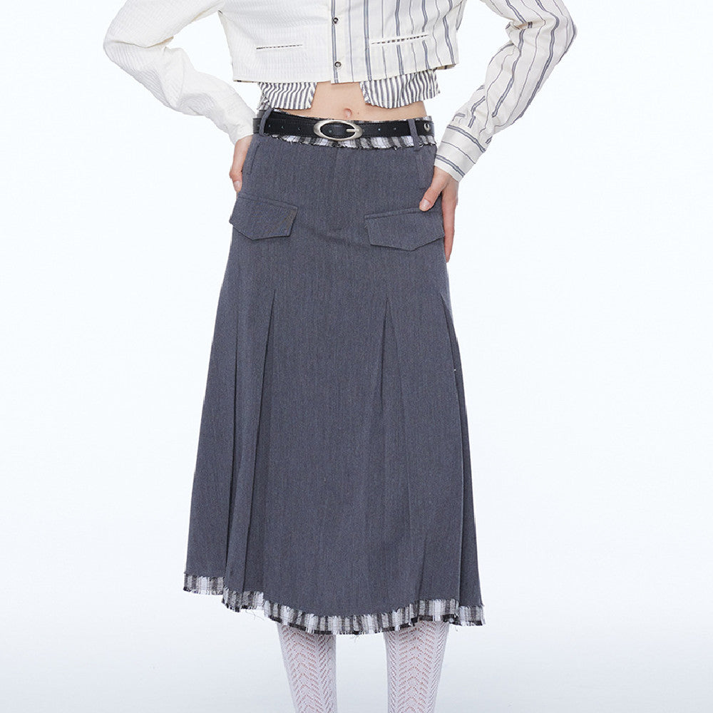 Fashion American Preppy Style Skirt Women
