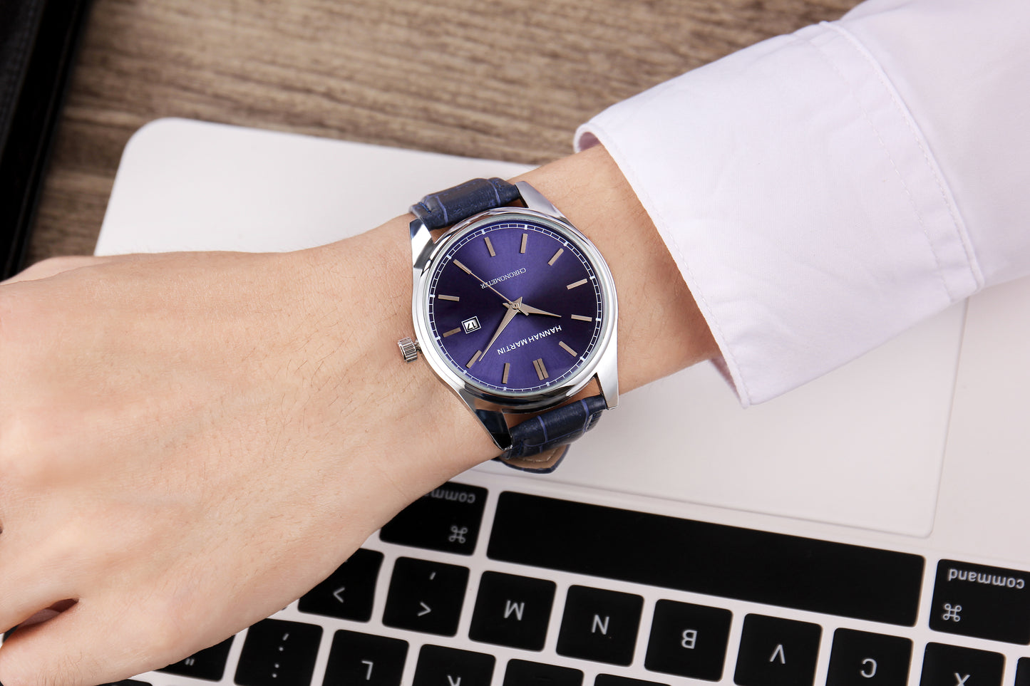 Men's Slub Strap Quartz Watch