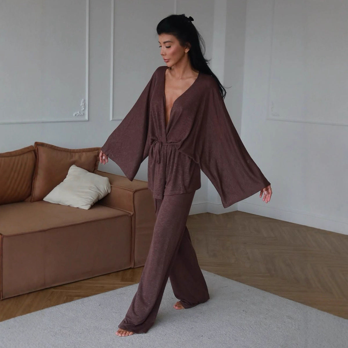 Laid-back Style Modal Pajama Set For Women