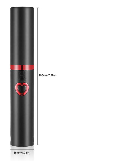 Wireless charging curling iron