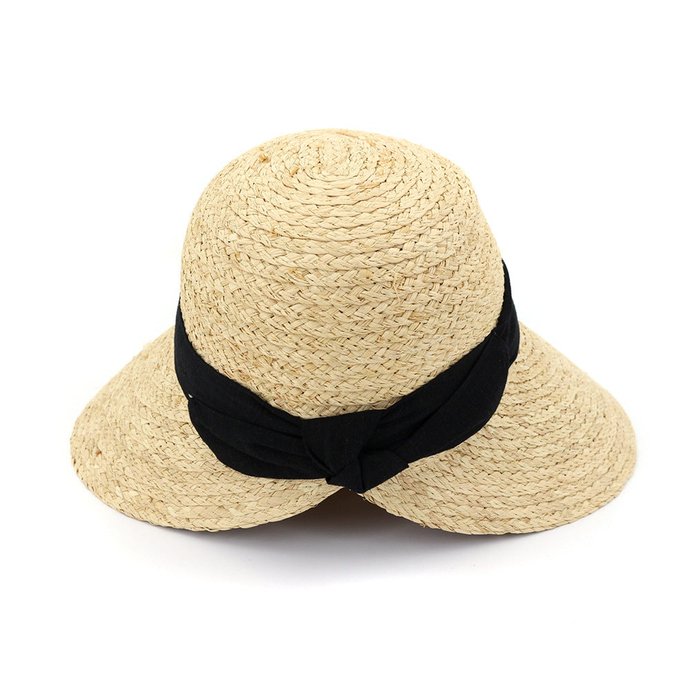 Sunshade Raffia Handmade Crochet Fisherman Straw Hat