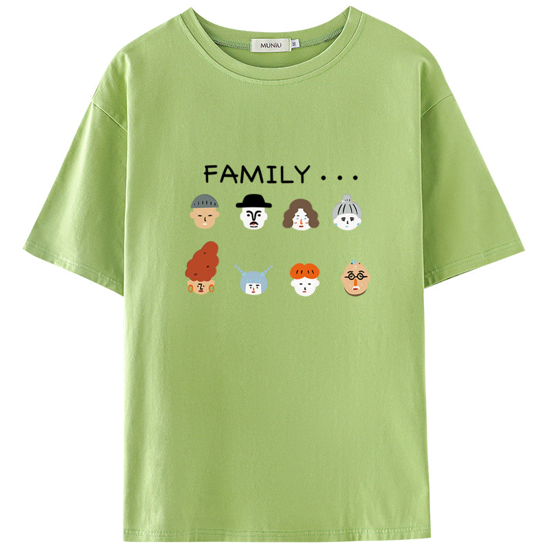 Women's Summer New Casual Cotton Printed T-shirt